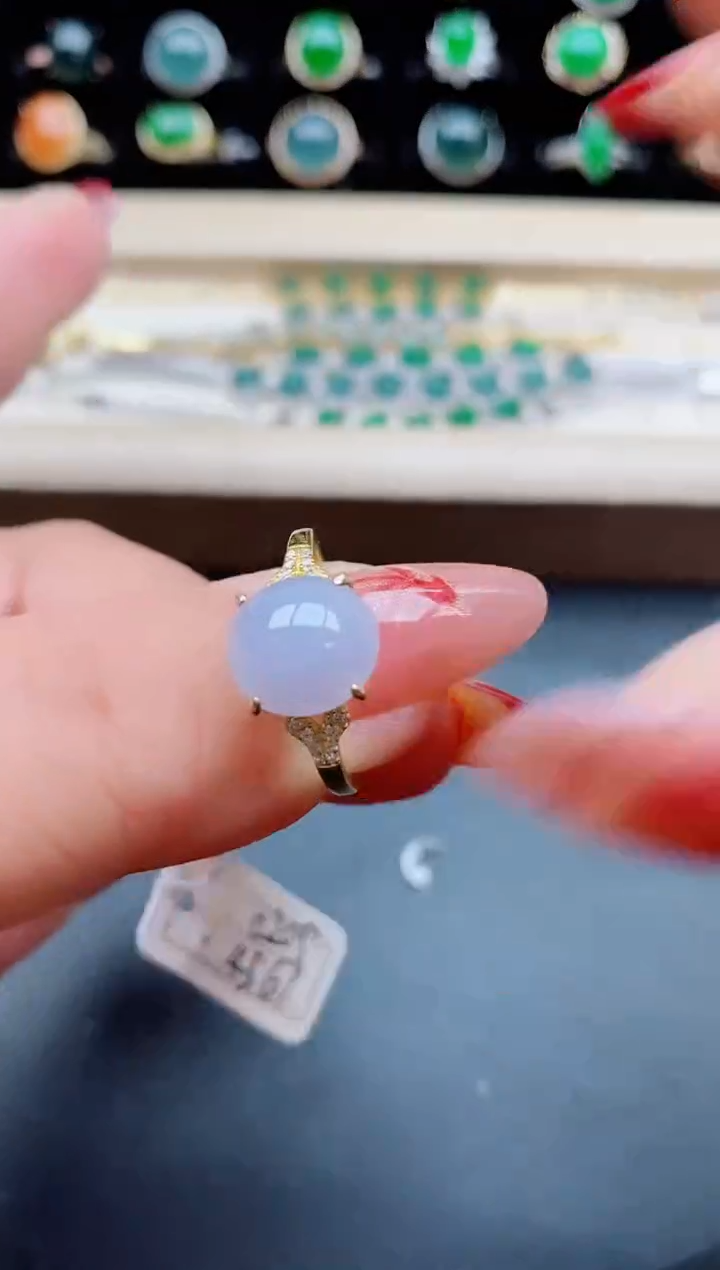 【闪购商品】翡翠戒指银S925镶嵌321321