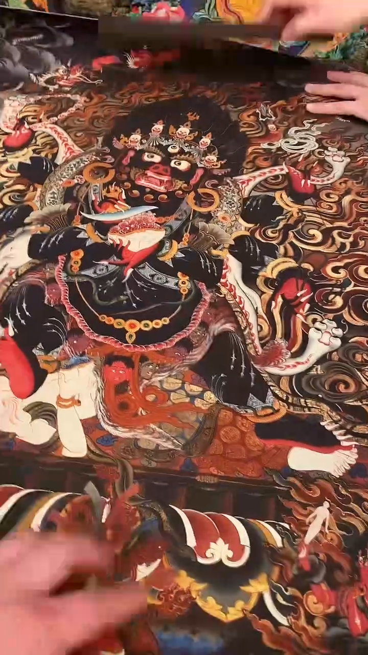 装裱画精美唐卡tk16318