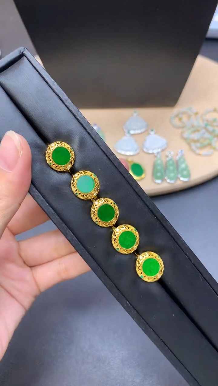 【闪购商品】翡翠戒指银S925镶嵌无事牌【多样性发其一】