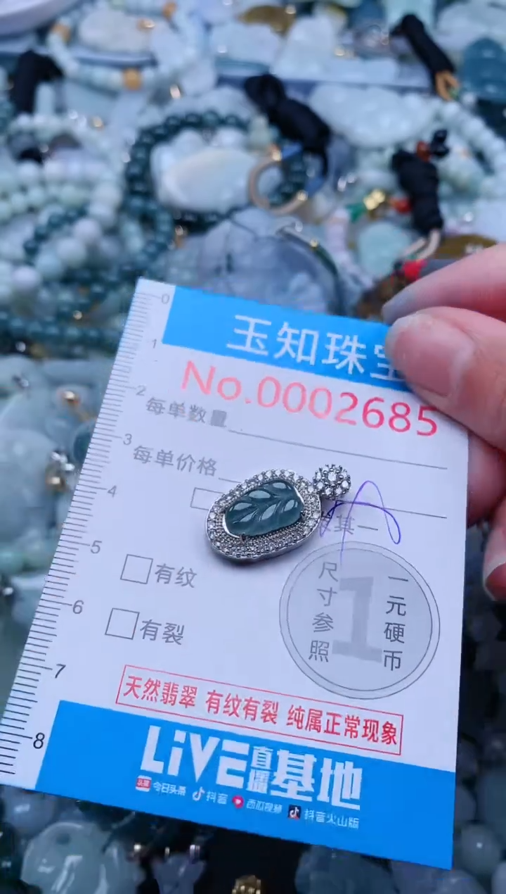 【闪购商品】翡翠吊坠(不含链)未镶嵌2685