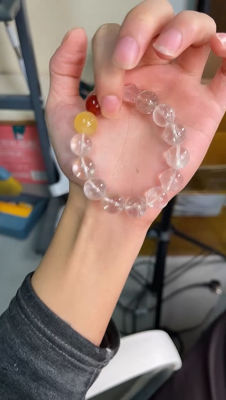 未镶嵌手链水晶小多宝多样性发一