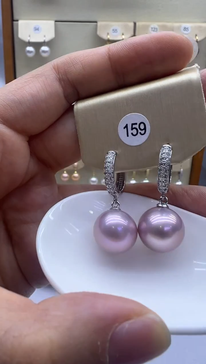 未镶嵌耳饰淡水珍珠159