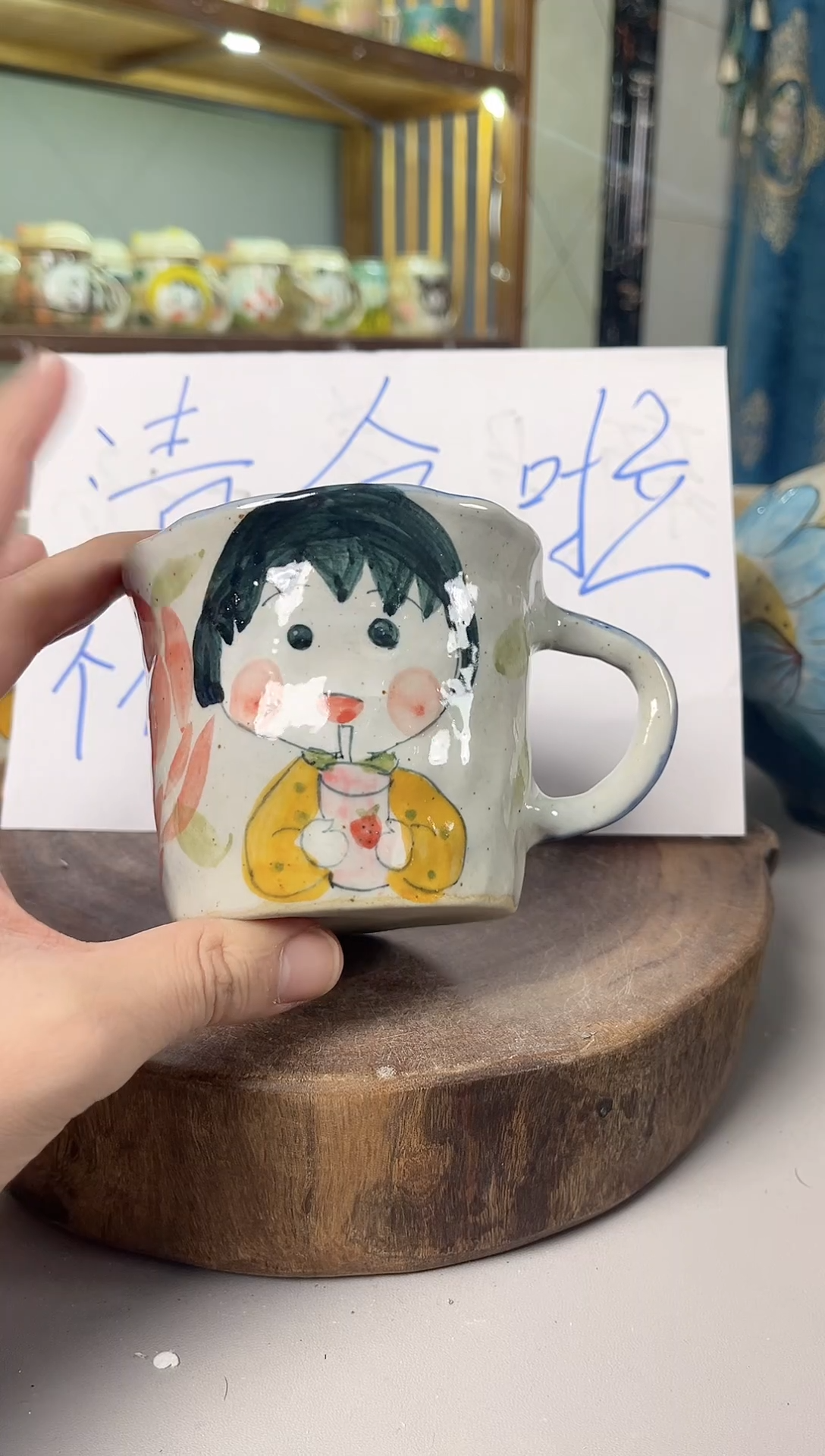 【闪购商品】瓷片景德镇手绘高温釉下彩