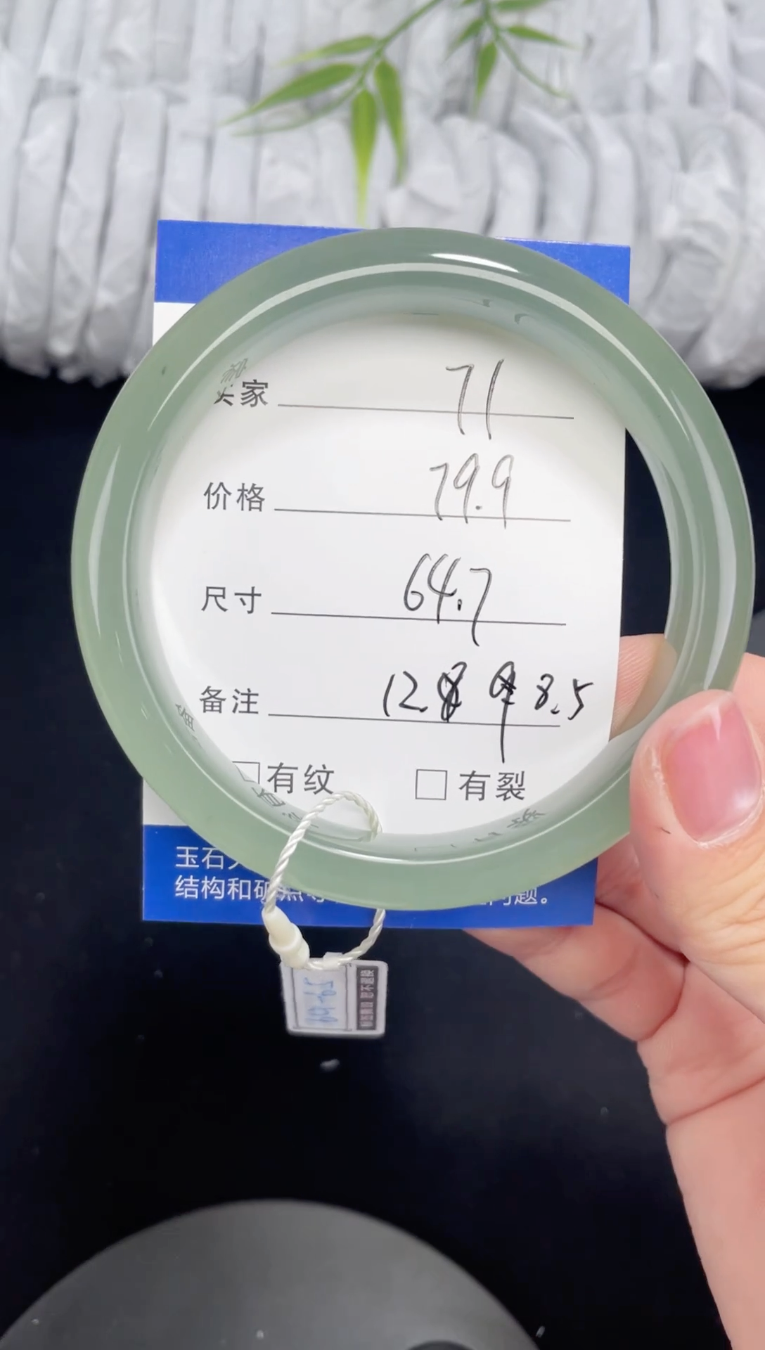 未镶嵌东陵玉石英质玉071 64.7