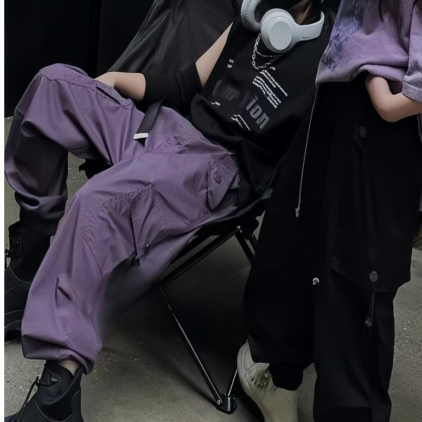 男童工装裤夏季薄款防蚊裤2025中大童休闲长裤宽松工装裤女夏薄款
