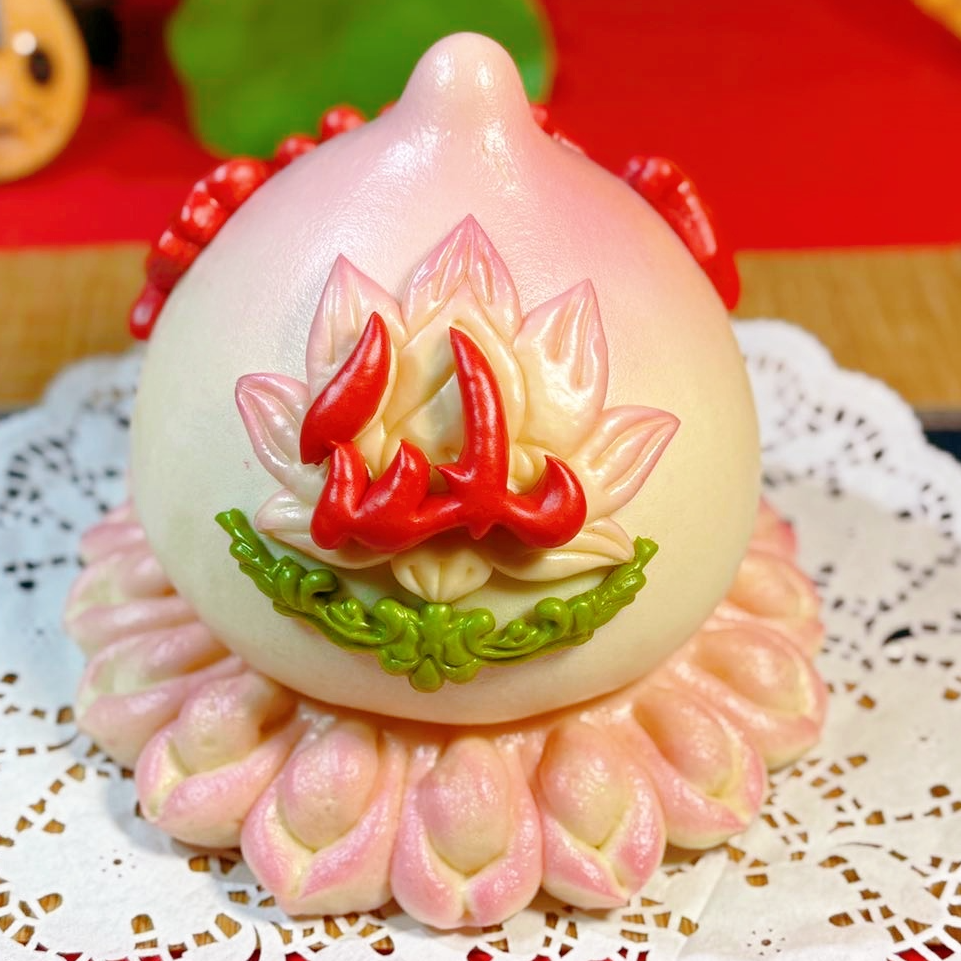 9月19日上供祥福贡品花馍佛家仙家花馍花样馒头花饽饽