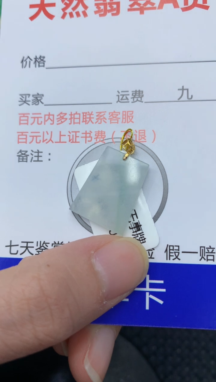 【闪购商品】翡翠颈饰18K金镶嵌v111111111111