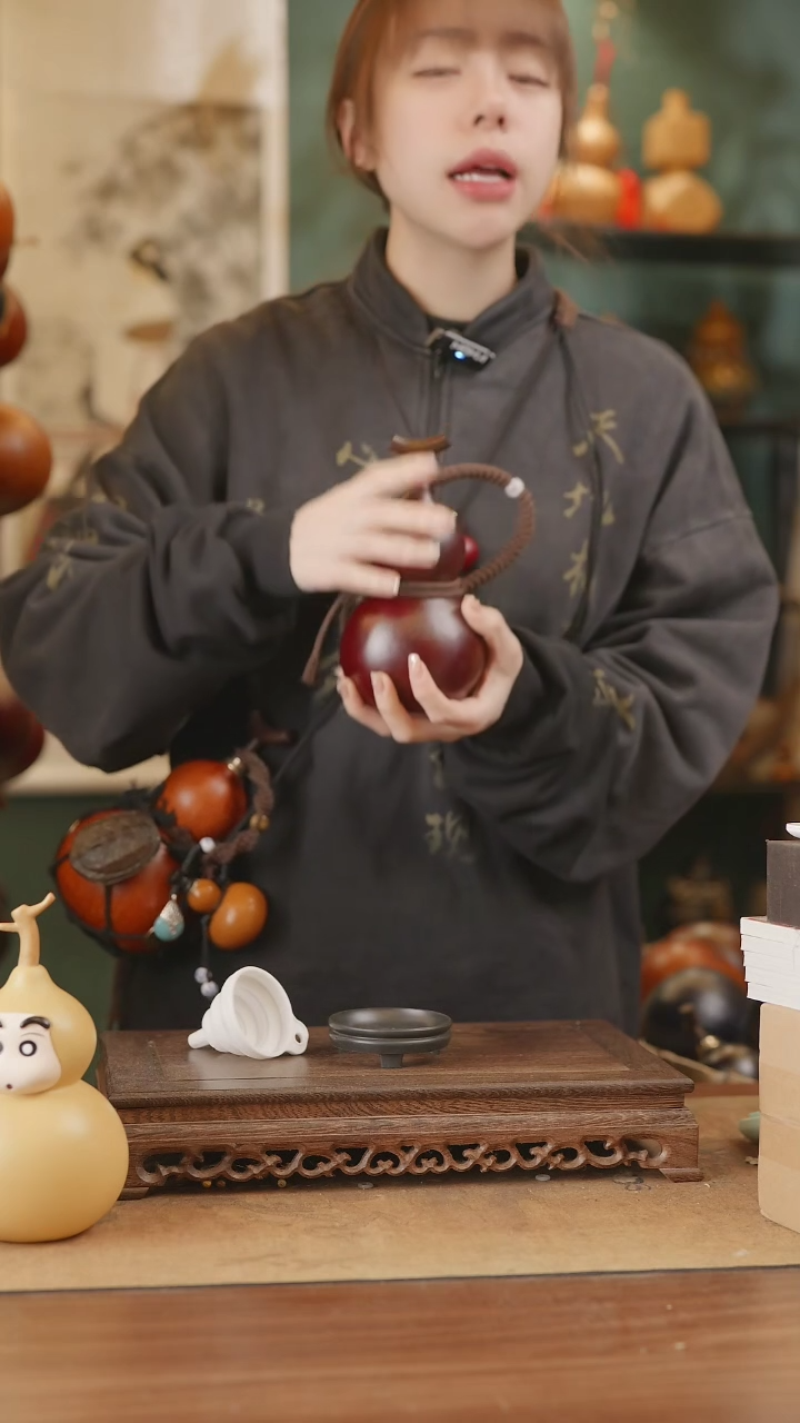 【闪购商品】3号精品天然大漆工艺防渗内胆酒葫芦~