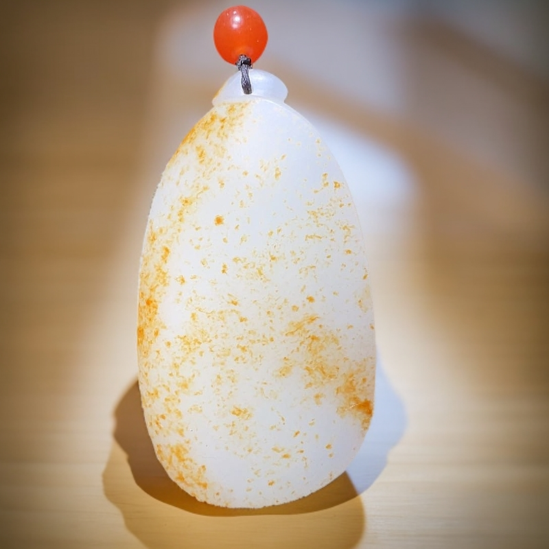 和田玉吊坠(不含链)未镶嵌