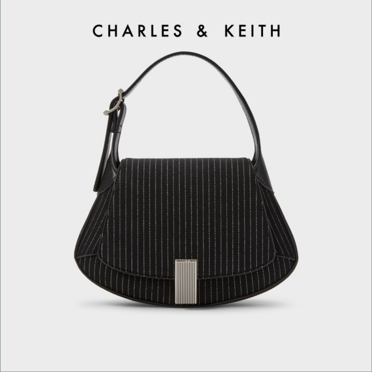 CHARLES & KEITH【会员专享】简约单肩斜挎腋下马鞍包【原】50782233