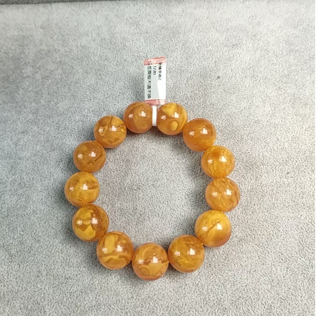 （卫东推荐）天然蜜蜡手串52