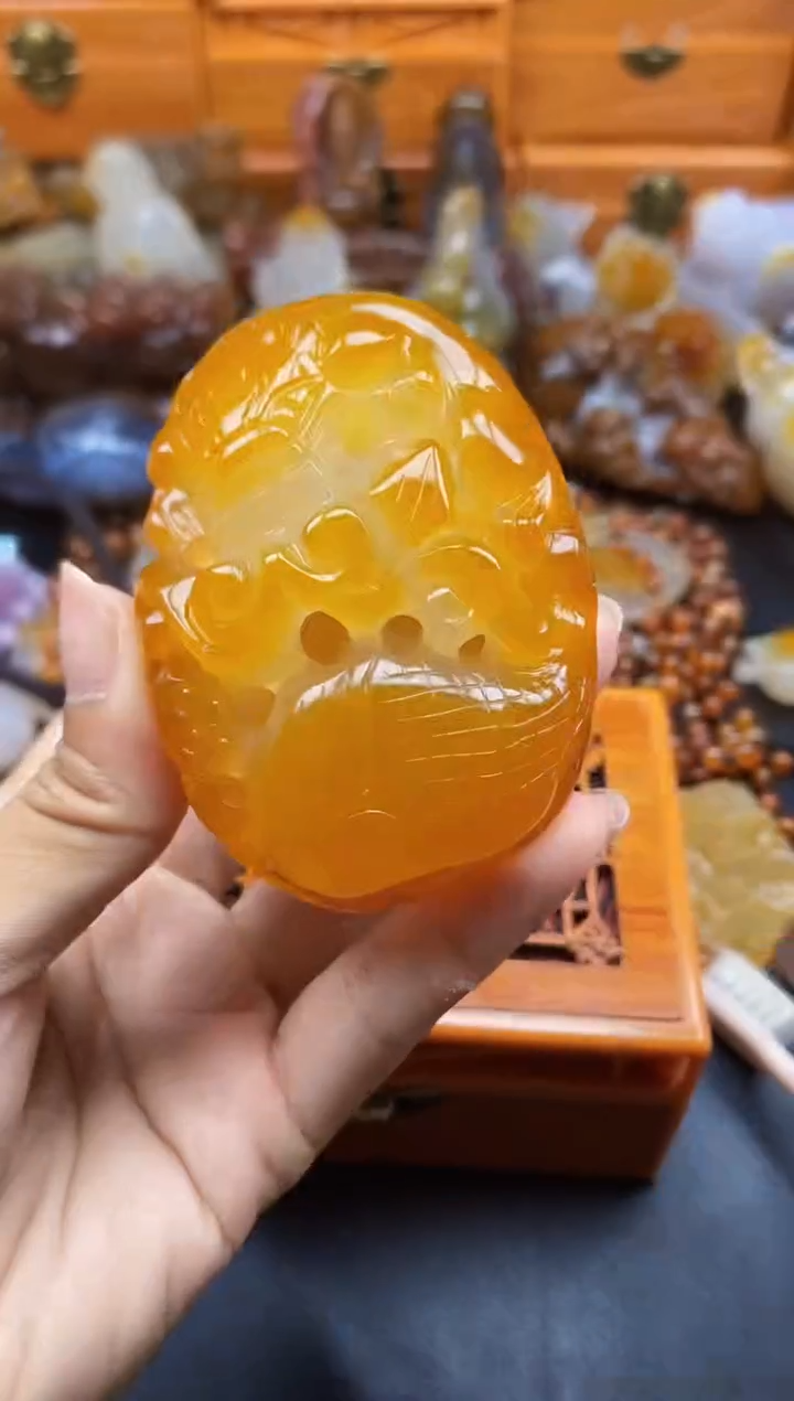 未镶嵌1玛瑙/玉髓火***刘ll