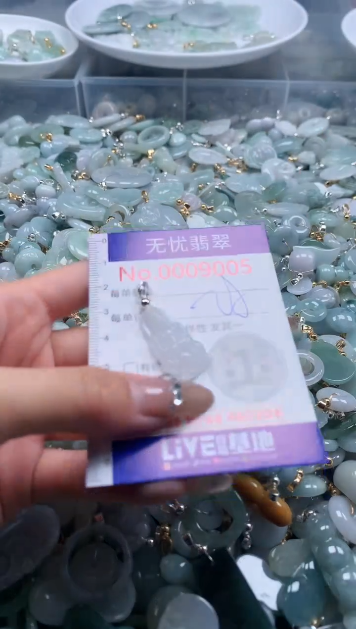 翡翠未镶嵌吊坠(不含链)9005