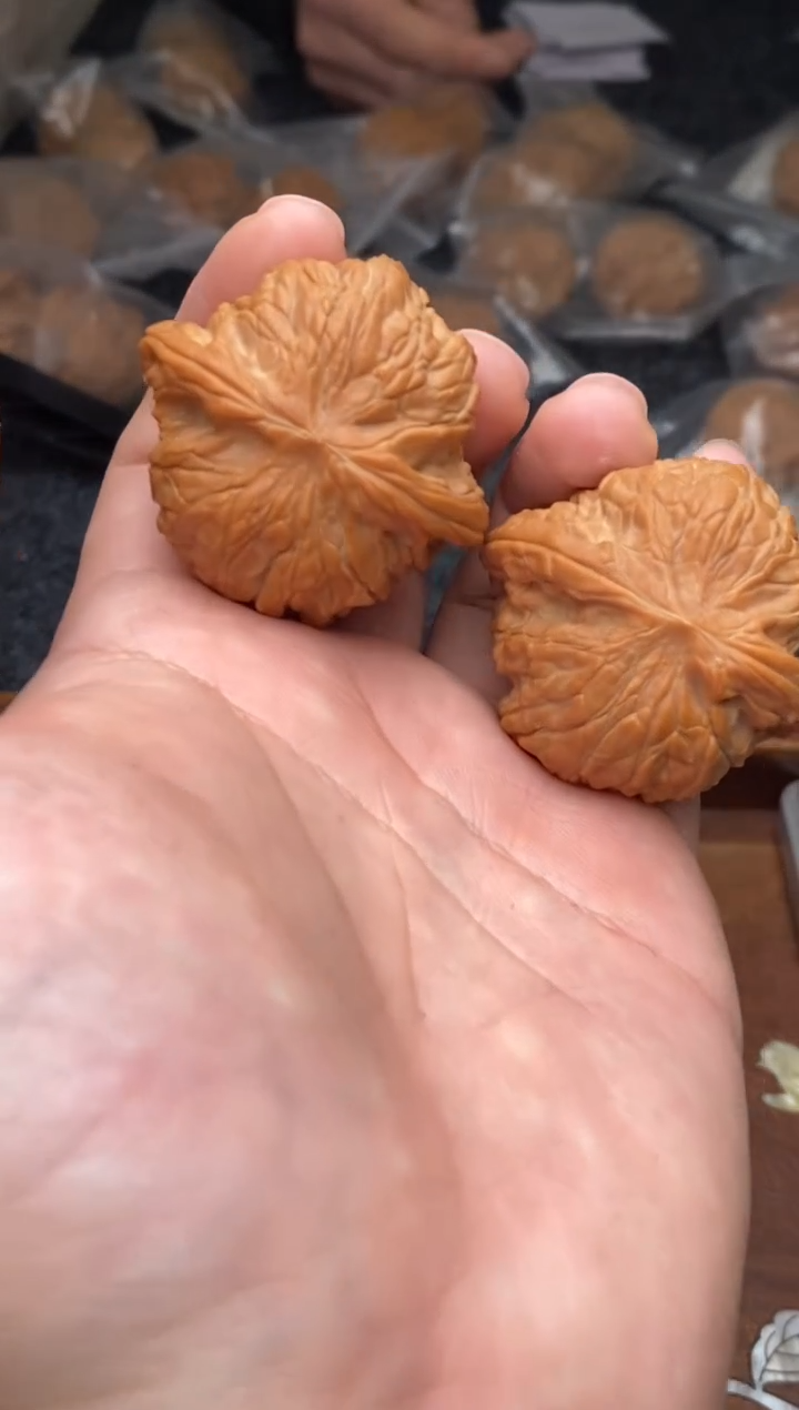 【闪购商品】文玩核桃把件G147号41尺磨盘