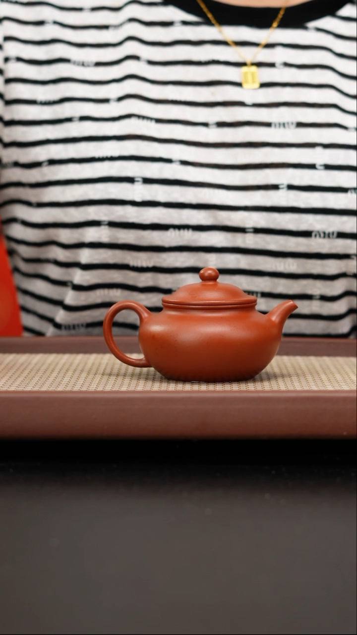 茶壶紫砂小煤窑朱泥云仿古130