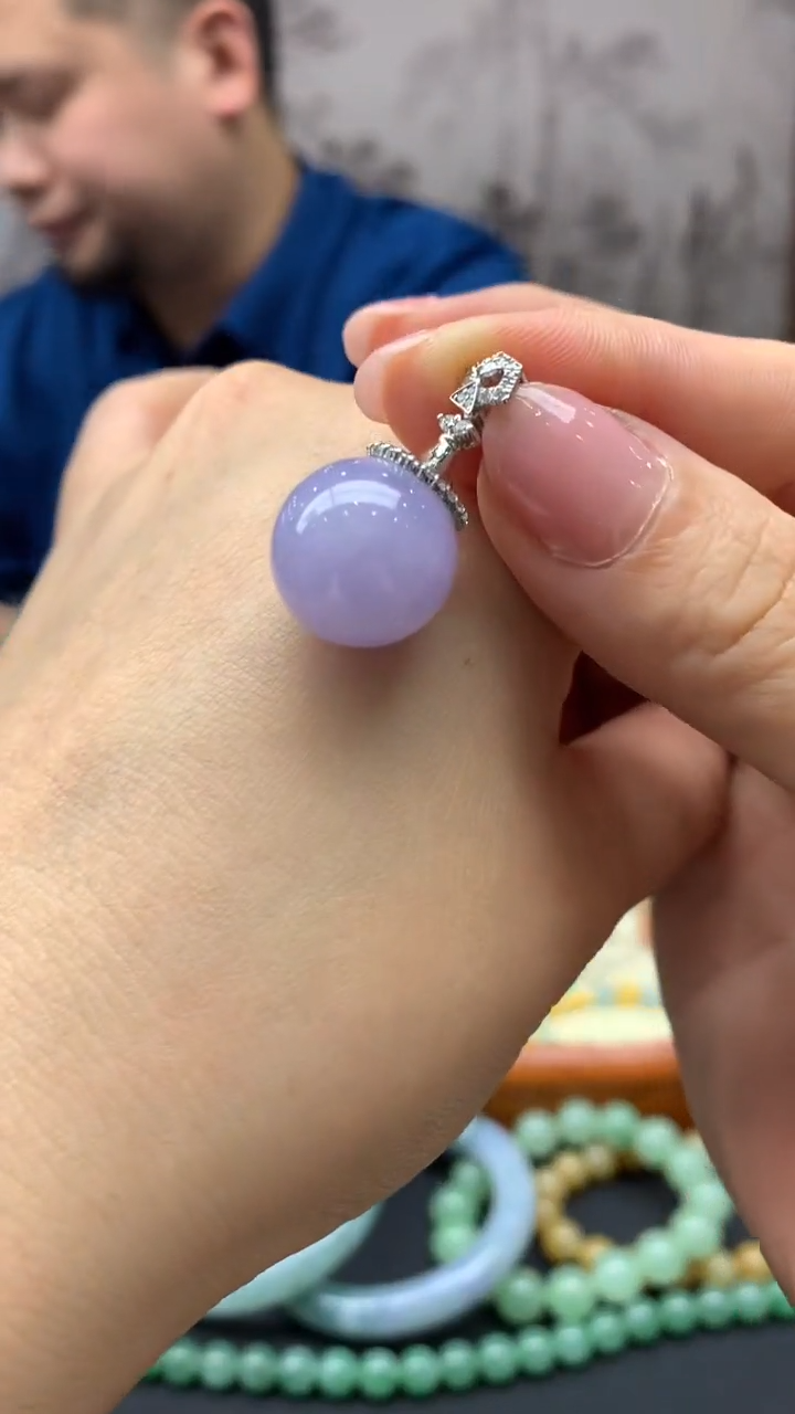 【闪购商品】翡翠颈饰18K金镶嵌16-天然翡翠