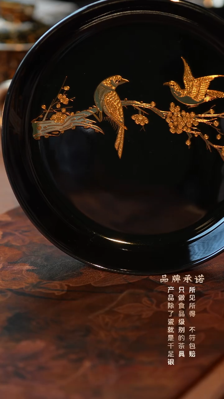 ZH3058-喜上眉梢壶承..