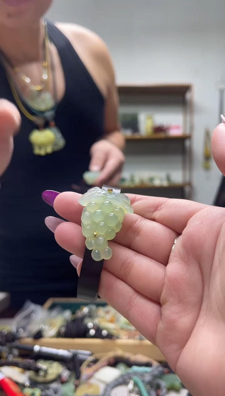 未镶嵌岫玉吊坠多样性发货拍一发一