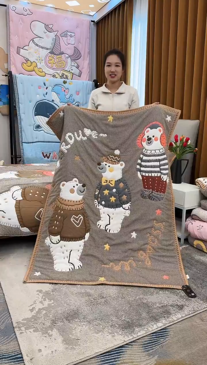 棉花三只熊-120x150