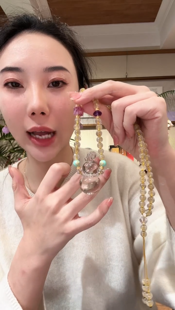 【闪购商品】水晶颈饰未镶嵌国风