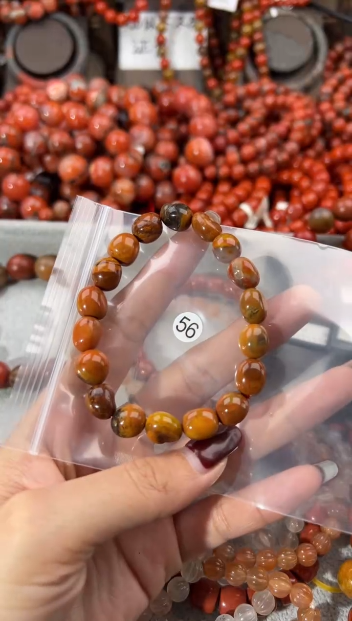 未镶嵌手串南红玛瑙10+