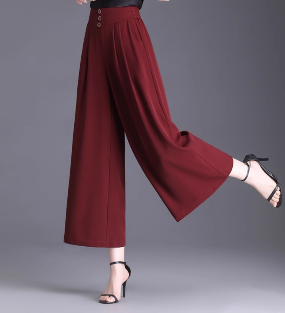 081-160【仅限在直播间购买对应裤子编码拍】女士夏季冰凉裤休闲裤