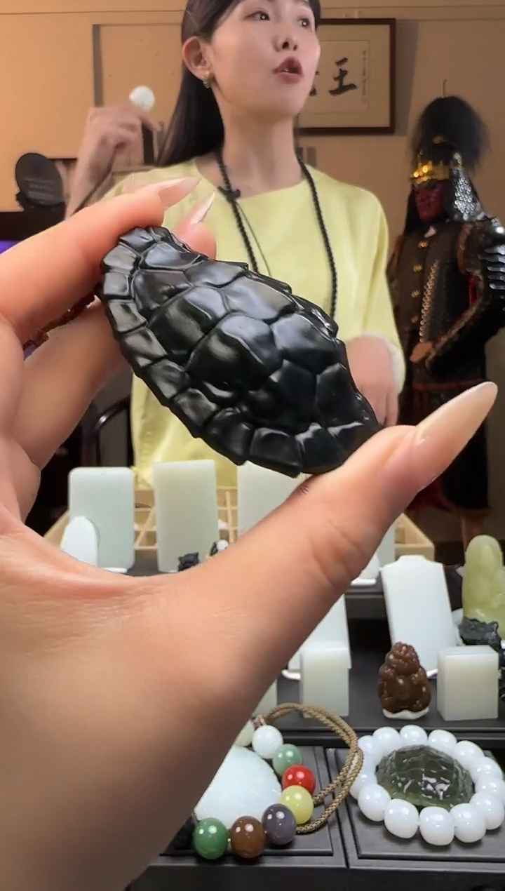 【闪购商品】和田玉青玉富甲天下未镶嵌手把件