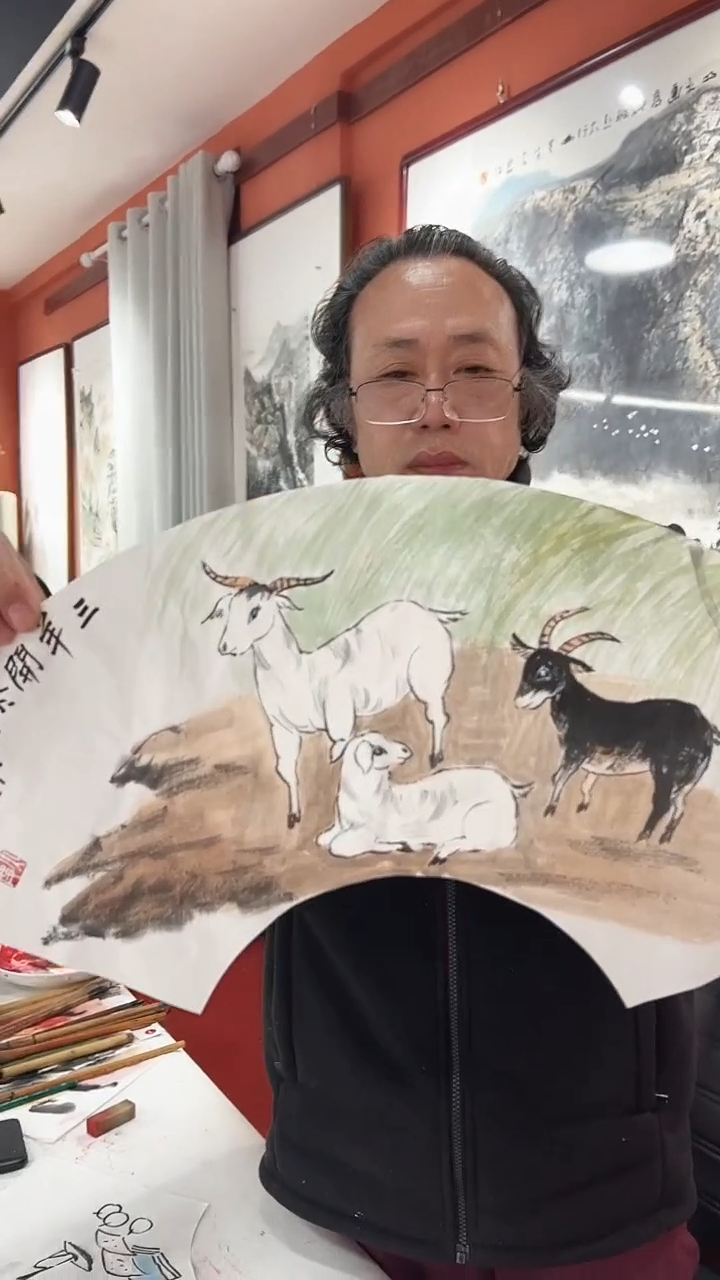 国画李火庆/国画/花鸟