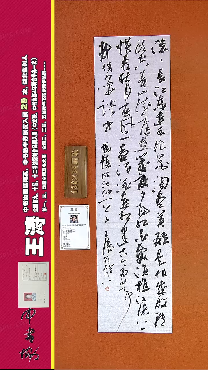 【闪购商品】书法254E王涛书法作品