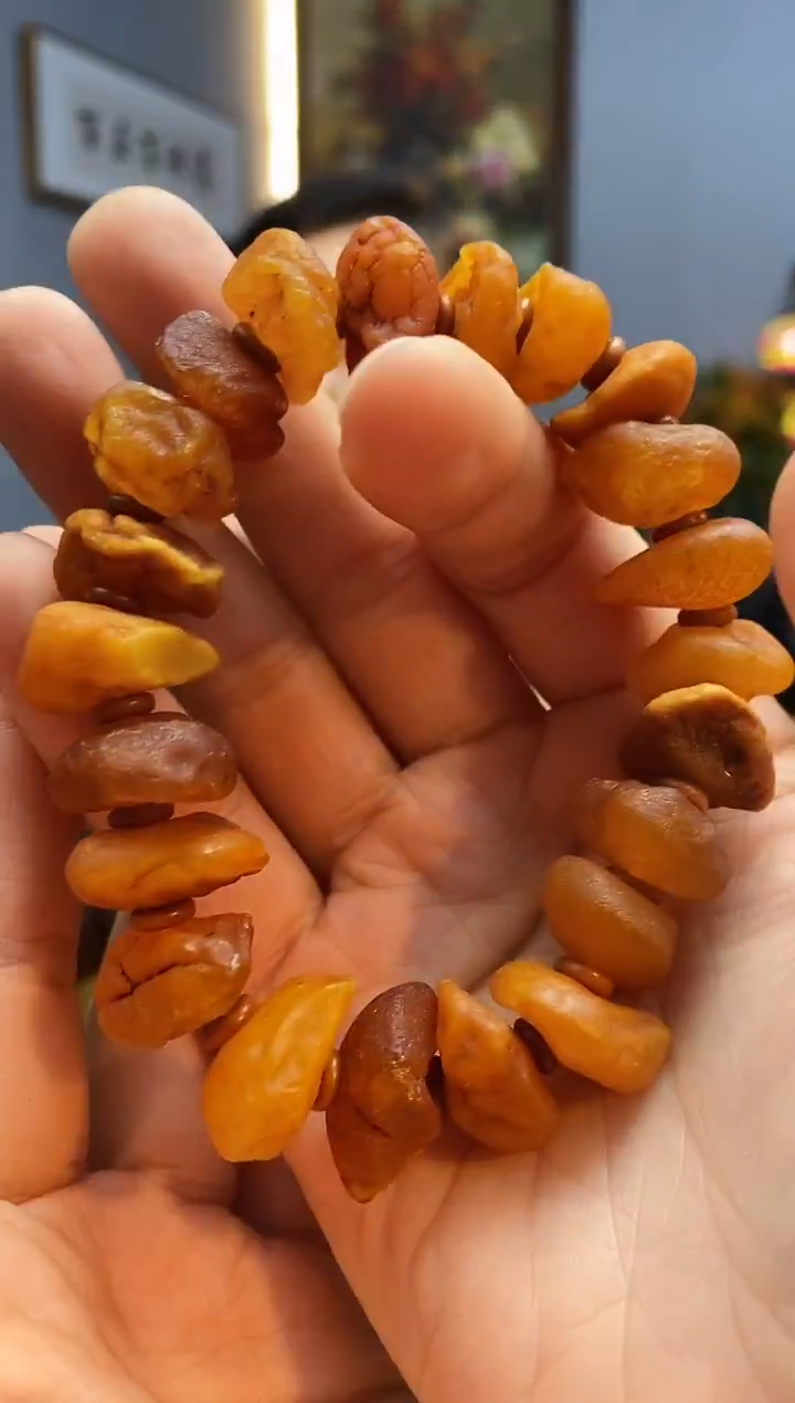 手链琥珀未镶嵌手串