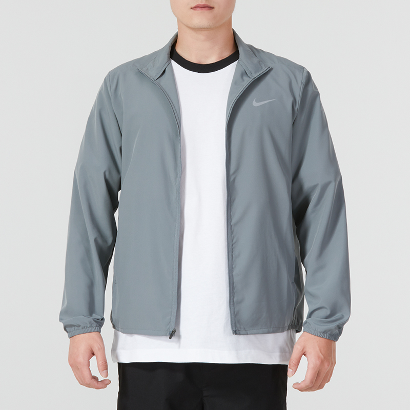 NIKE耐克梭织外套男装夏季新款跑步训练服健身运动休闲夹克FB7500
