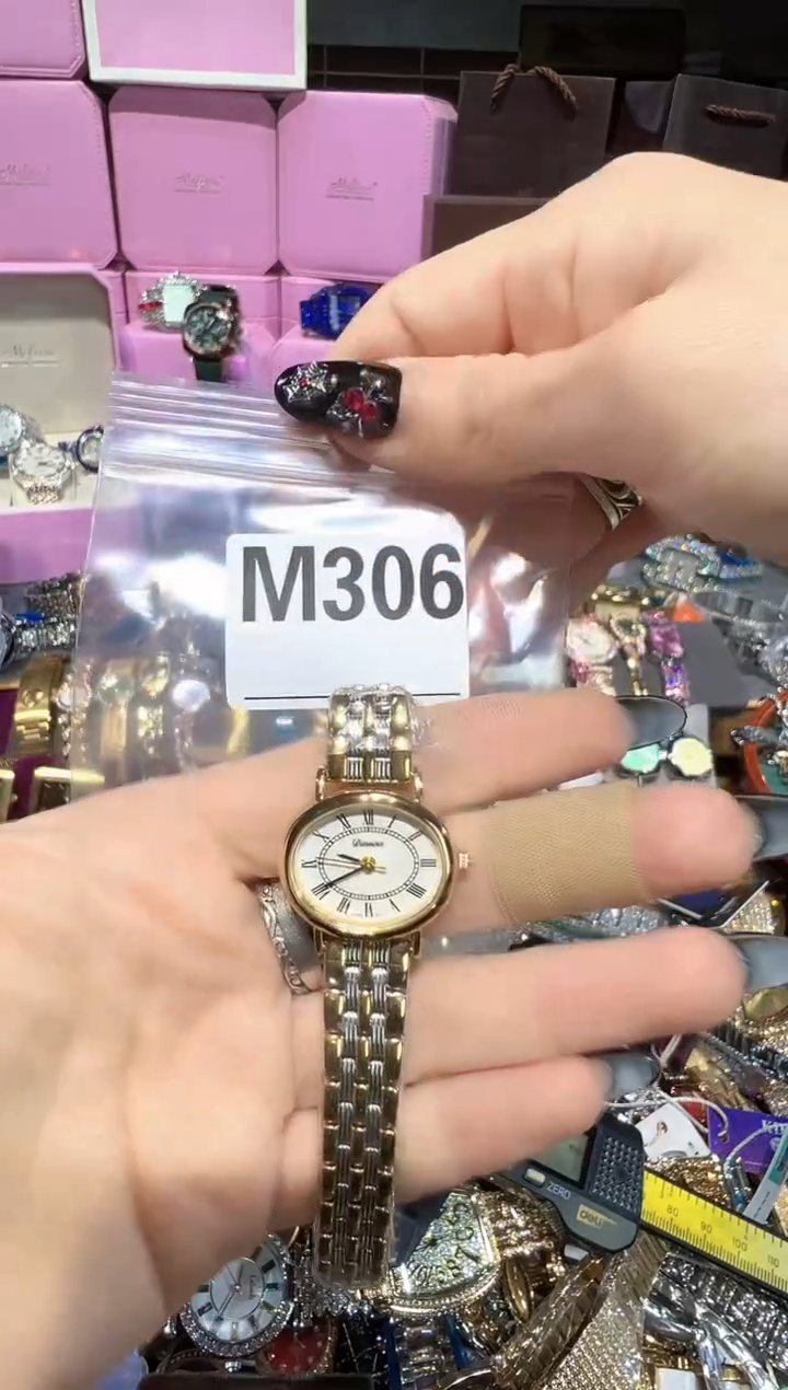 石英机芯不锈钢不锈钢直播定闪专用