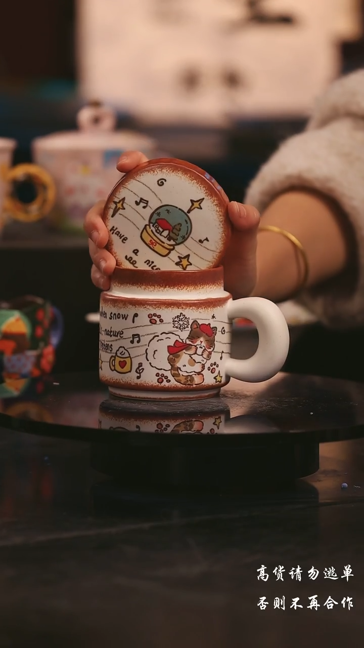 陶瓷景德镇可爱设计师款陶瓷 