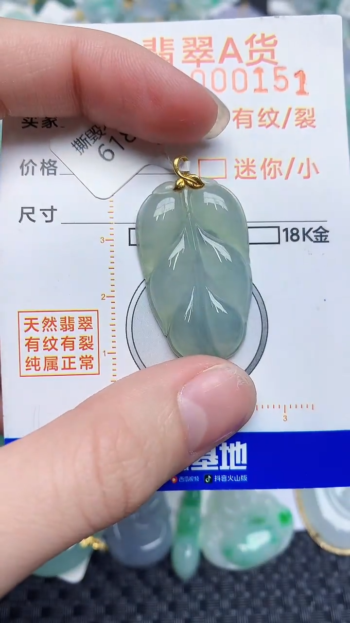 【闪购商品】翡翠颈饰18K金镶嵌453453453