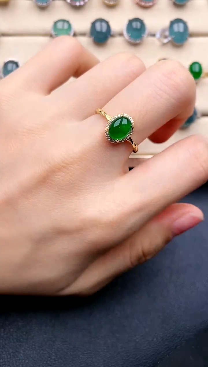 【闪购商品】翡翠戒指银S925镶嵌.....