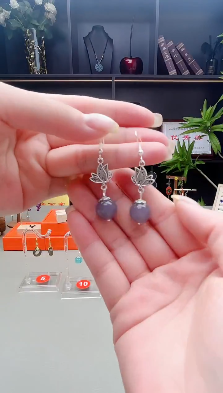 未镶嵌耳钉玛瑙/玉髓231