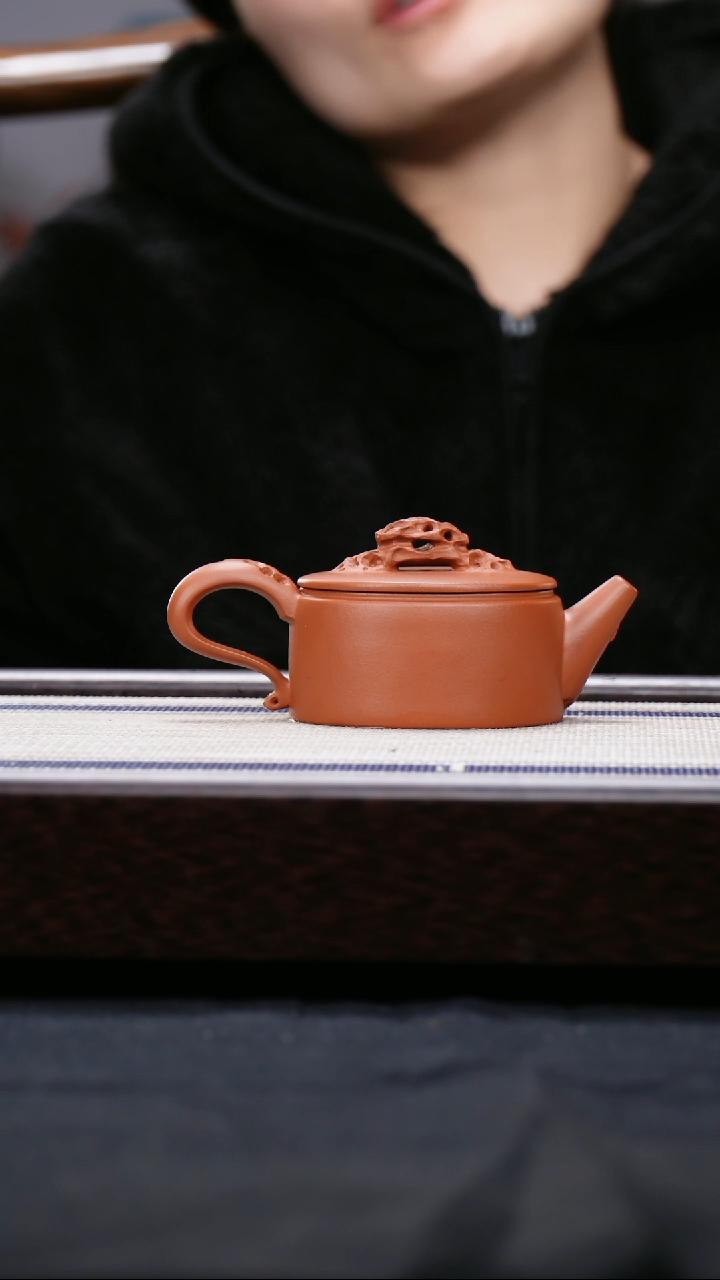 【闪购商品】紫砂茶壶小煤窑朱泥 天际壶