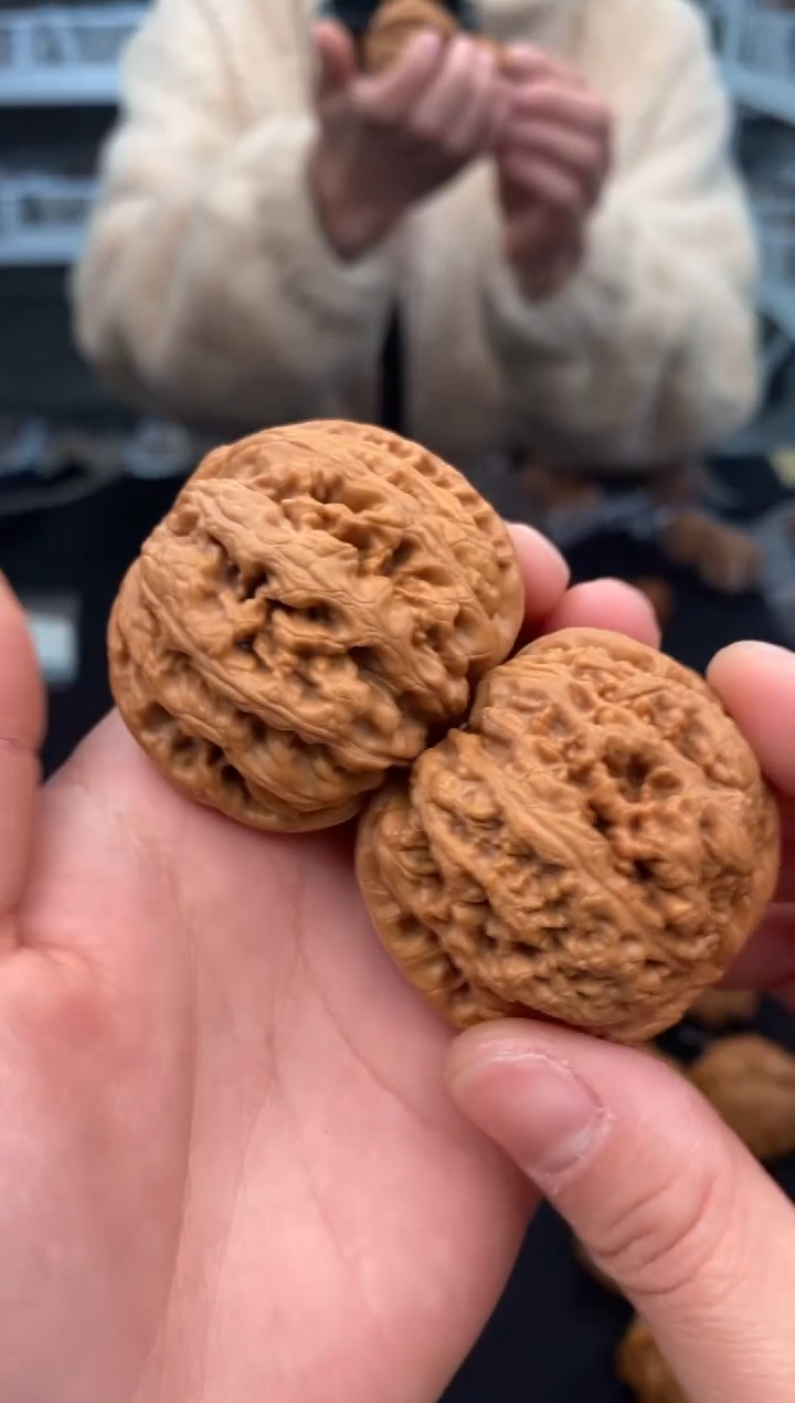 【闪购商品】文玩核桃把件肉球筋46-u895