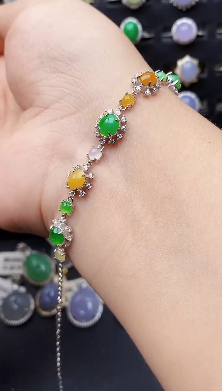 银S925镶嵌戒指翡翠2116