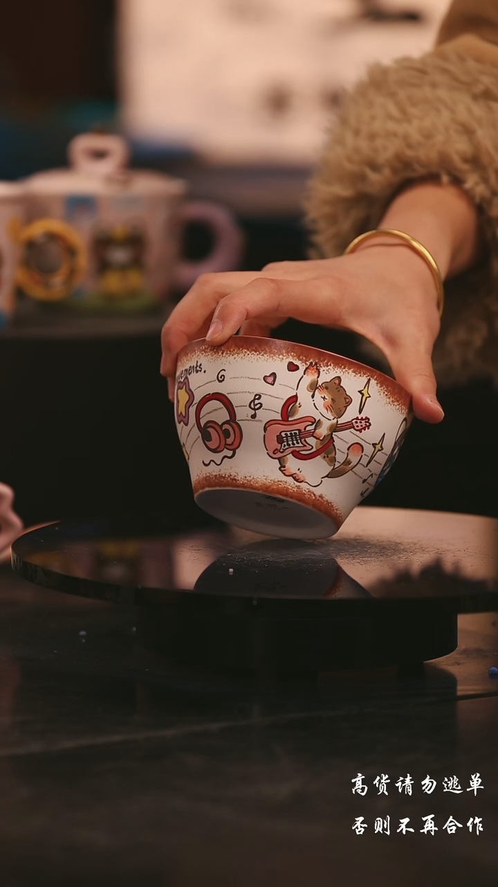 陶瓷景德镇可爱设计师款陶瓷 