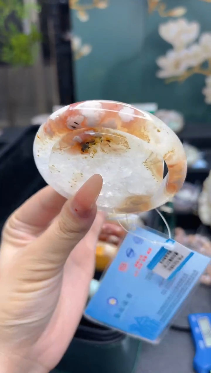 【闪购商品】石英质玉手镯未镶嵌175（58圈赠送镯心）