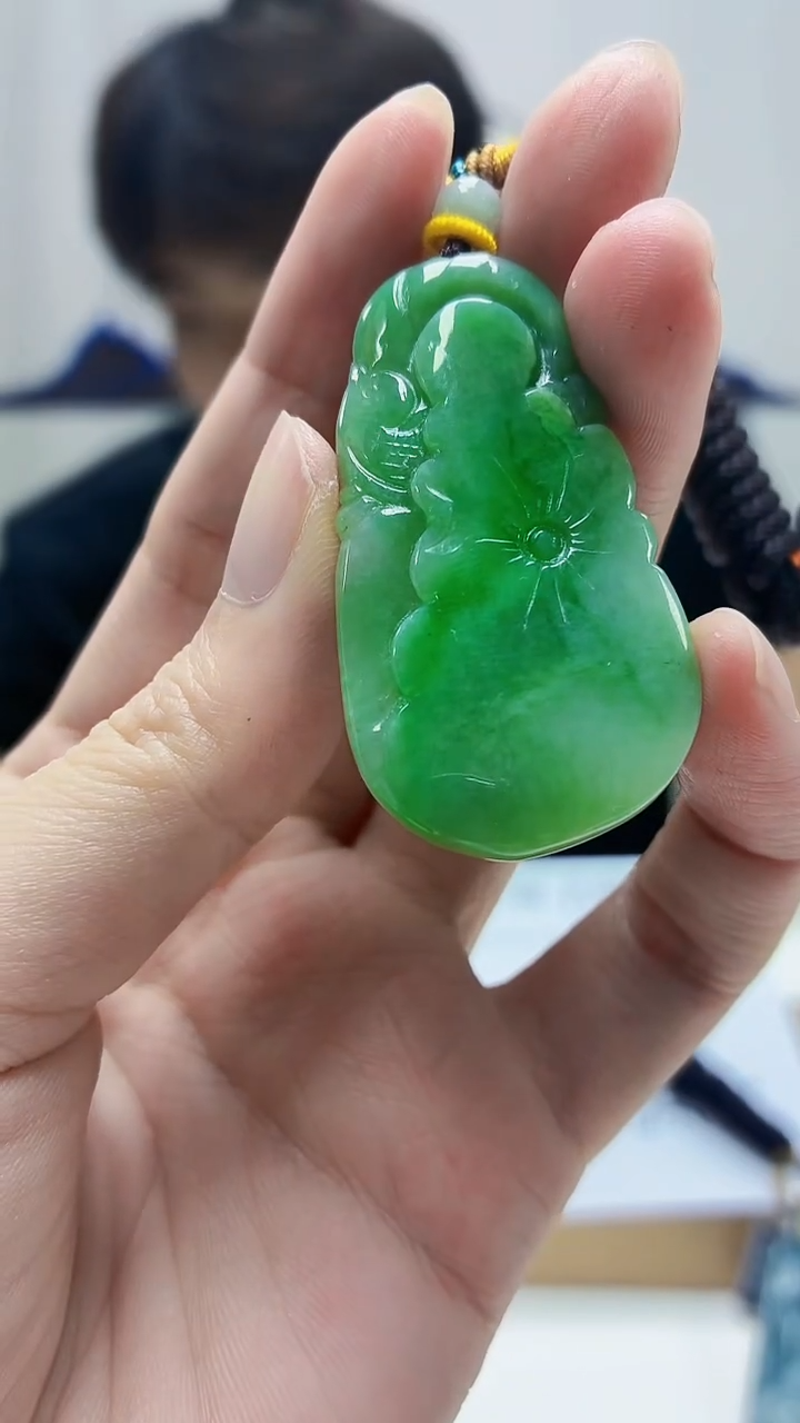 未镶嵌定制翡翠5145zm-毛货挂件58