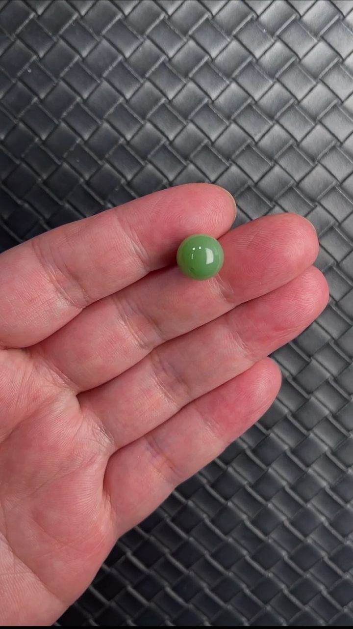 颈饰未镶嵌和田玉❄***️精品粉青单珠