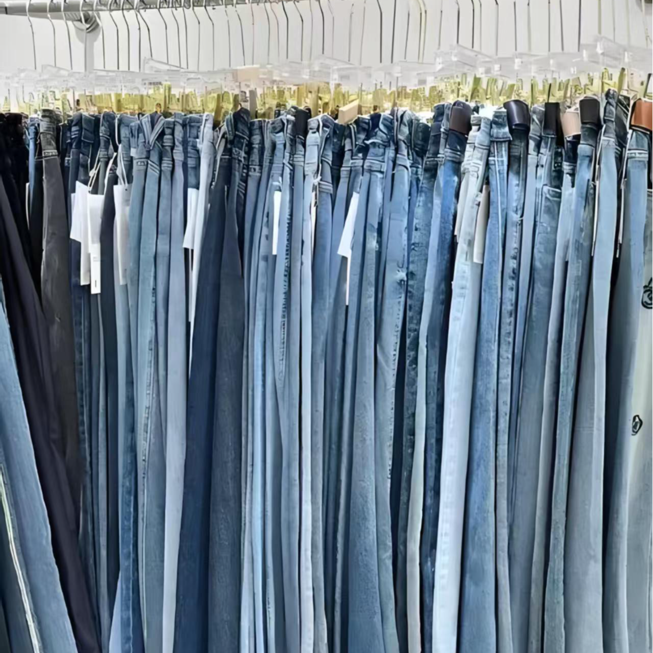 牛仔裤男女童断码厂家挂板模特穿版下单默认微瑕