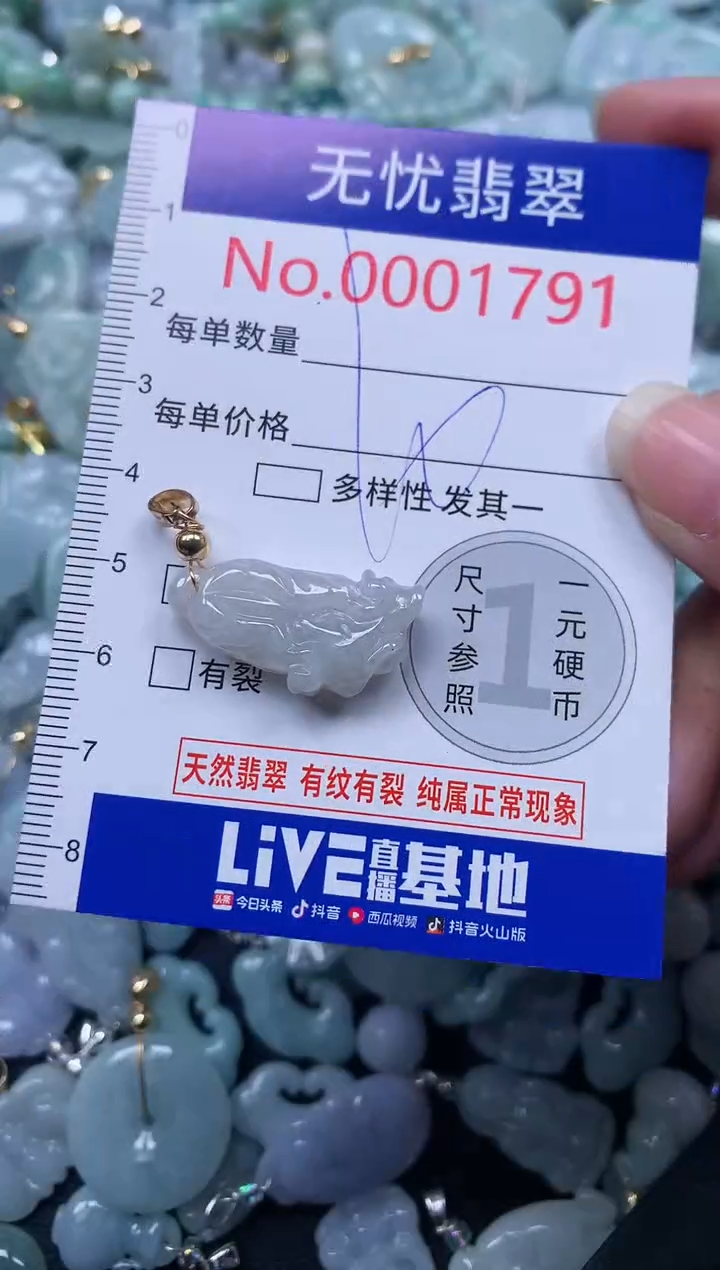 颈饰未镶嵌翡翠1791