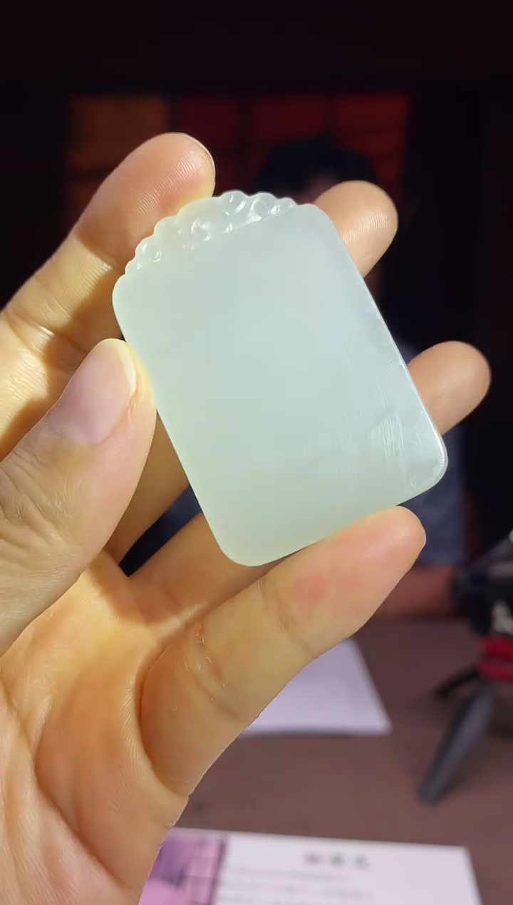 和田玉未镶嵌颈饰Q219