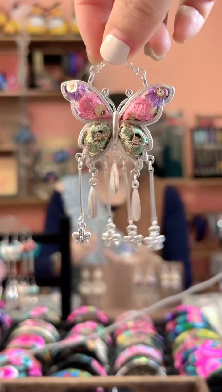 织绣艺枝独绣手工饰品20