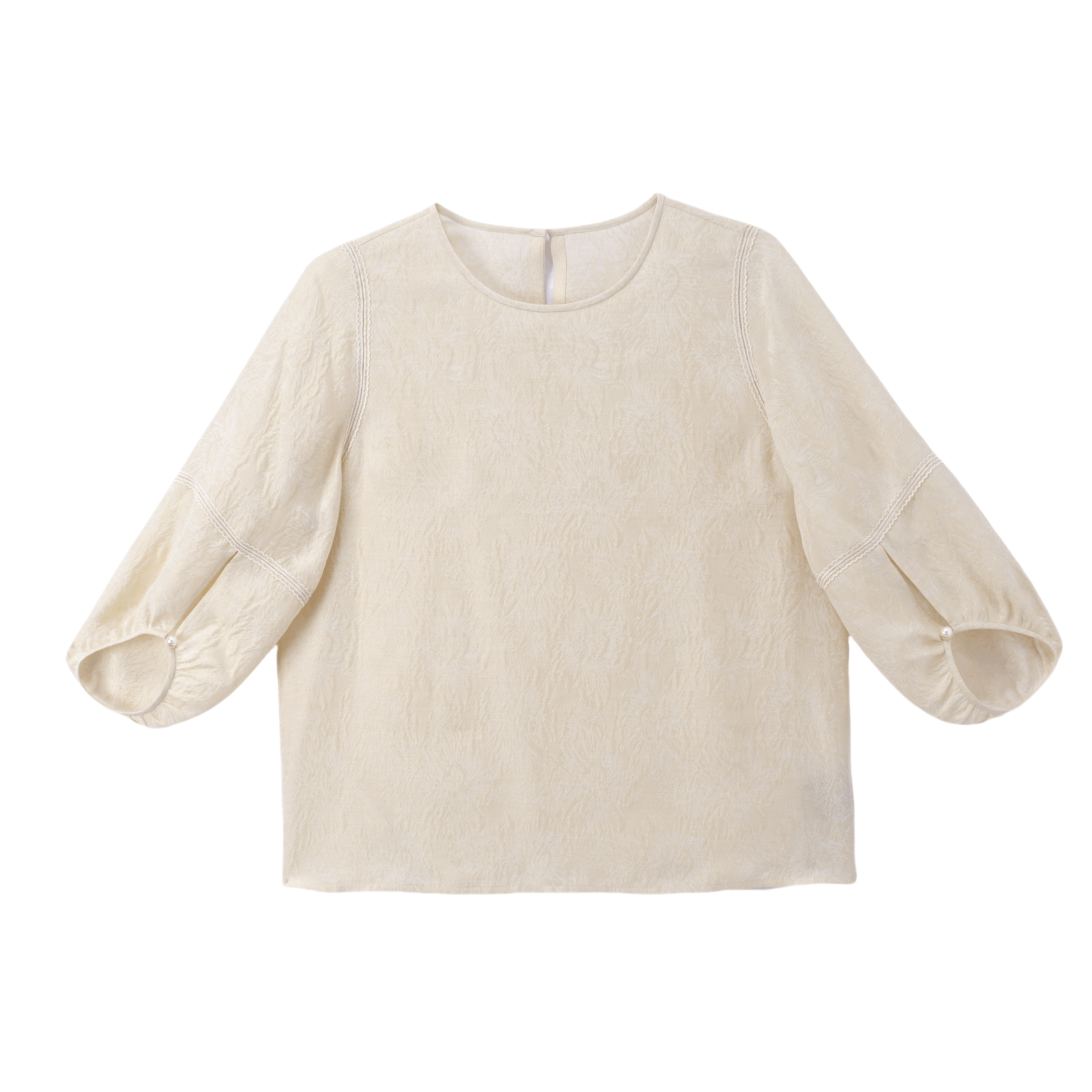 绵意-YZ253132新中式冠乐皱桑蚕丝上衣时尚中国风气质女装提花