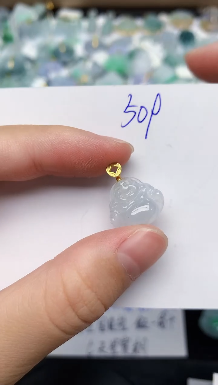 翡翠未镶嵌颈饰天然缅甸A货翡翠百元以上9元证书费自理