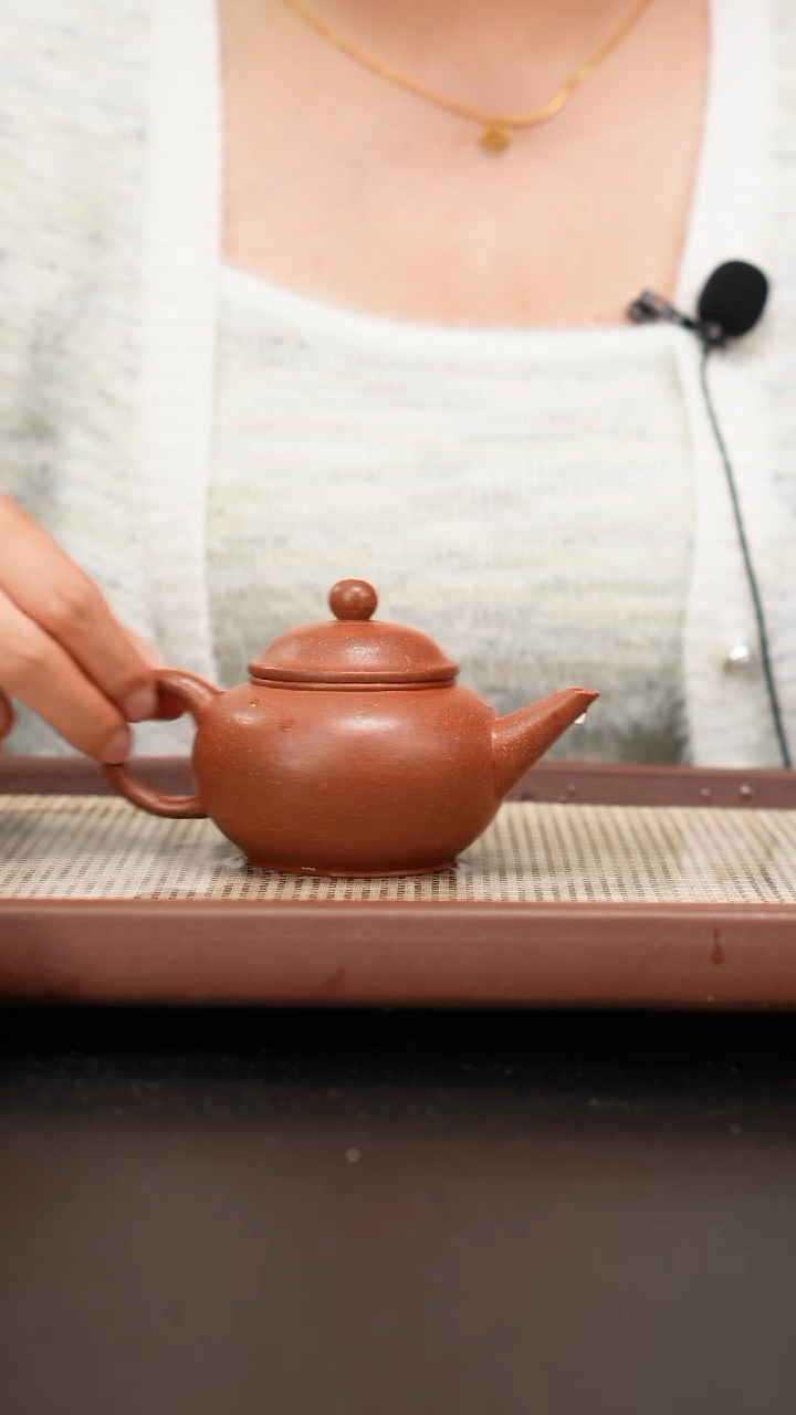 【闪购商品】紫砂茶壶红朱段水平170cc